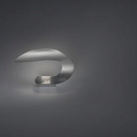 Lampada da parete Cattaneo Snake 721/1A Cromo lucido, 1 E14, MADE IN ITALY, IP20, Moderno, Luce diffusa e indiretta: Coppolav.it