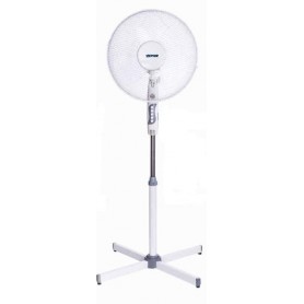 Ventilatore a piantana oscillante con pala da 40 cm e luce notturna Zephir PBA41P, 45W, 3 Velocità, Alto 133 cm: Coppolav.it