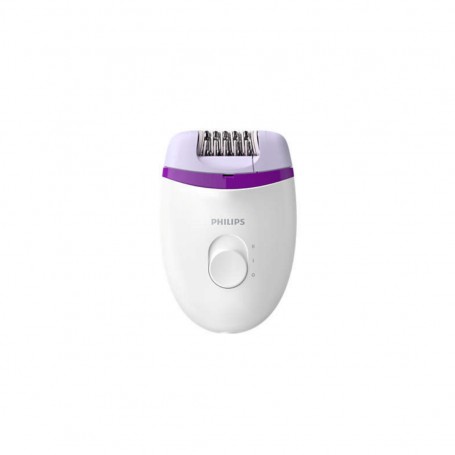 Epilatore Philips BRE225/00 Satinelle compatto con filo, 2 velocità, Testina lavabile, Impugnatura ergonomica