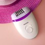 Epilatore Philips BRE225/00 Satinelle compatto con filo, 2 velocità, Testina lavabile, Impugnatura ergonomica: Coppolav.it
