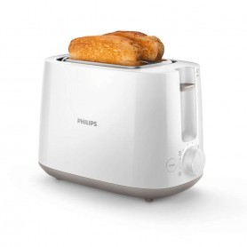 Tostapane Philips HD2581/00 8 impostazioni di doratura e spegnimento automatico, Bianco, Riscalda e scongela, Griglia per panini