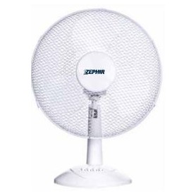  Zephir PBI30 Ventilatore da tavola, pale da 30cm,3 velocità, Oscillante, 40W