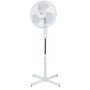 Ventilatore a piantana DCG VE1625 Oscillazione laterale, 3 pale, 3 velocità, Diametro 40 cm, Altezza 130 cm, Bianco