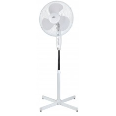 Ventilatore a piantana DCG VE1625 Oscillazione laterale, 3 pale, 3 velocità, Diametro 40 cm, Altezza 130 cm, Bianco