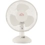 Ventilatore da tavolo DCG VE9025 Diametro 25 cm, 2 Velocità, Oscillazione laterale, Inclinabile, Bianco