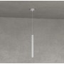 Sospensione Top Light 1174/S1-BI Bianca Cilindro 40 mm, 1 GU10, Struttura in metallo, Ideale per comodini, Specchi e snack
