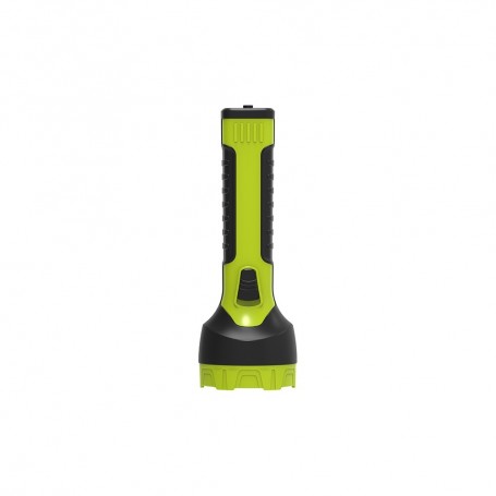 Torcia LED 2W Ricaricabile Ra.El.Con Sidium 5000450, Autonomia 4 ore, 2 Intensità luminose, Presa integrata, Nera e verde, IP20