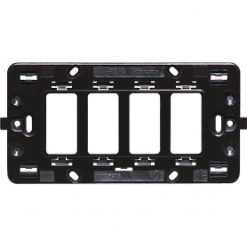 Supporto 4 posti Bticino Magic 504S, Serie Civili, 4 Moduli, MADE IN ITALY, IMQ