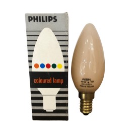 Lampada Incandescenza E14 40W Oliva Philips Flame MADE IN HOLLAND, Lampadina colorata, Luce solare: Coppolav.it