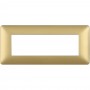 Placca Bticino Matix AM4803MGL 3 moduli Gold, Tecnopolimero, Serie Civili, MADE IN ITALY